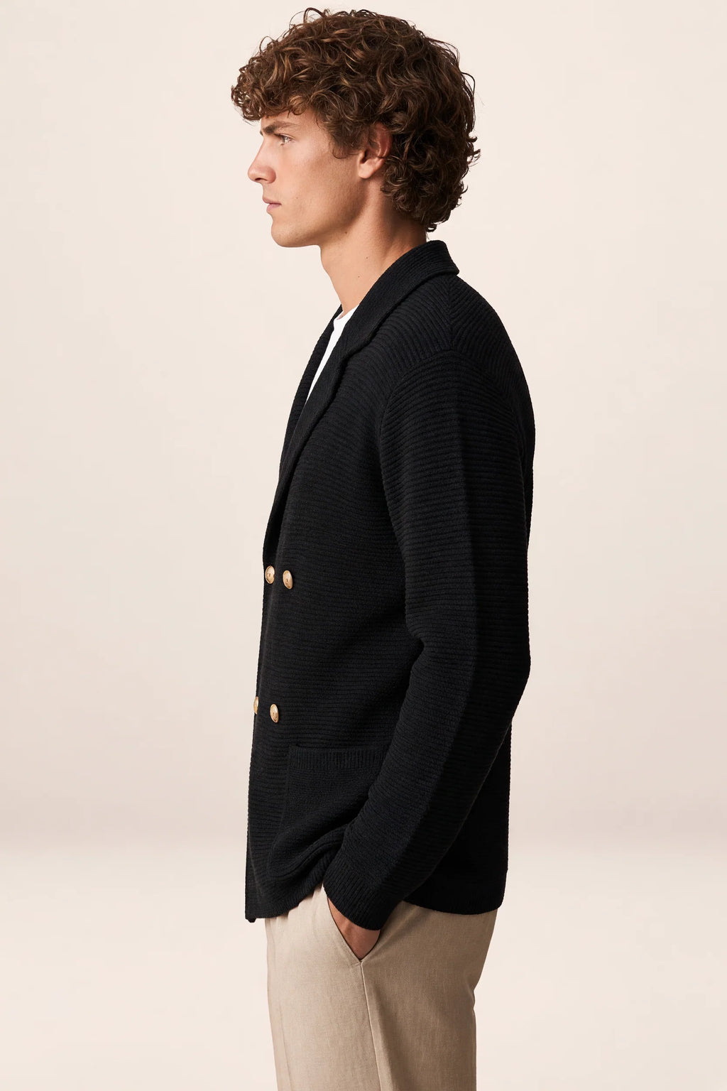 Men's Knit Cardigan Sweater