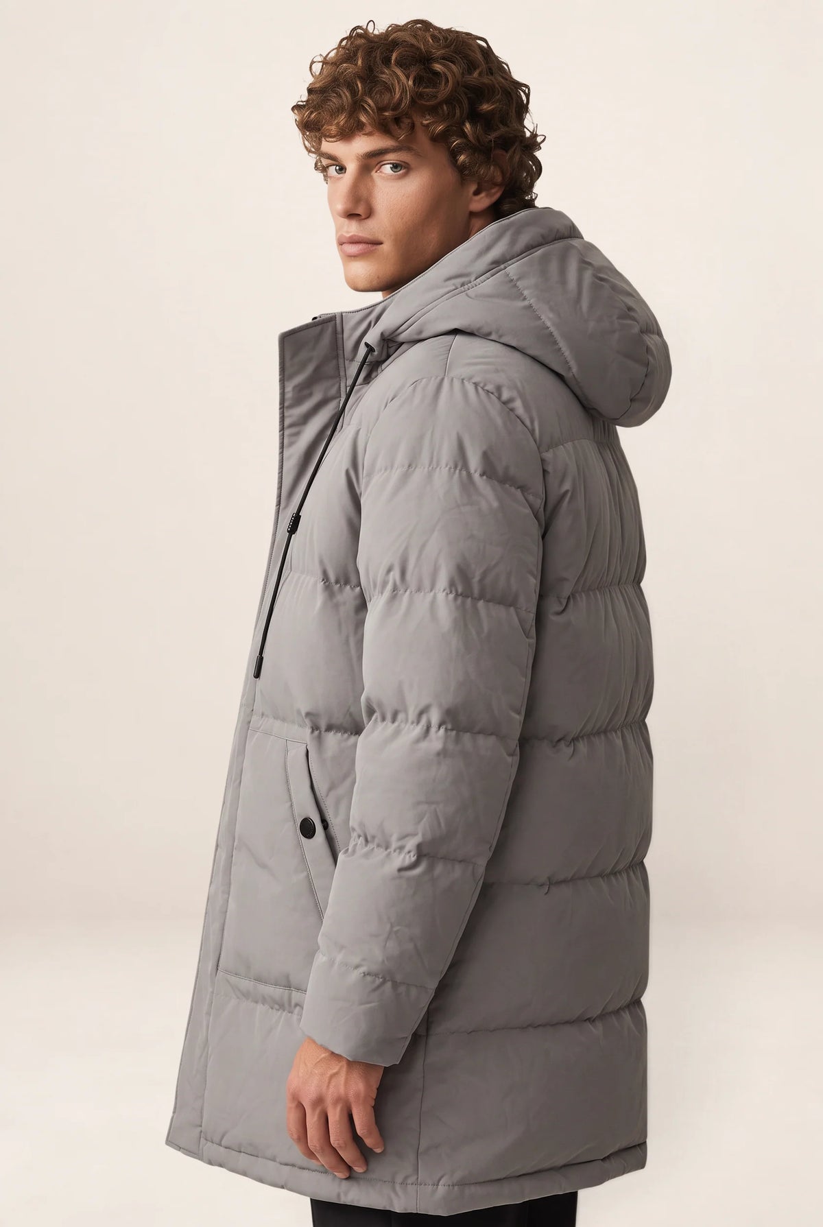 Men's Parka Jacket | Hooded Padded Winter Coat with Adjustable Fit | Insulation for Cold Weather Comfort