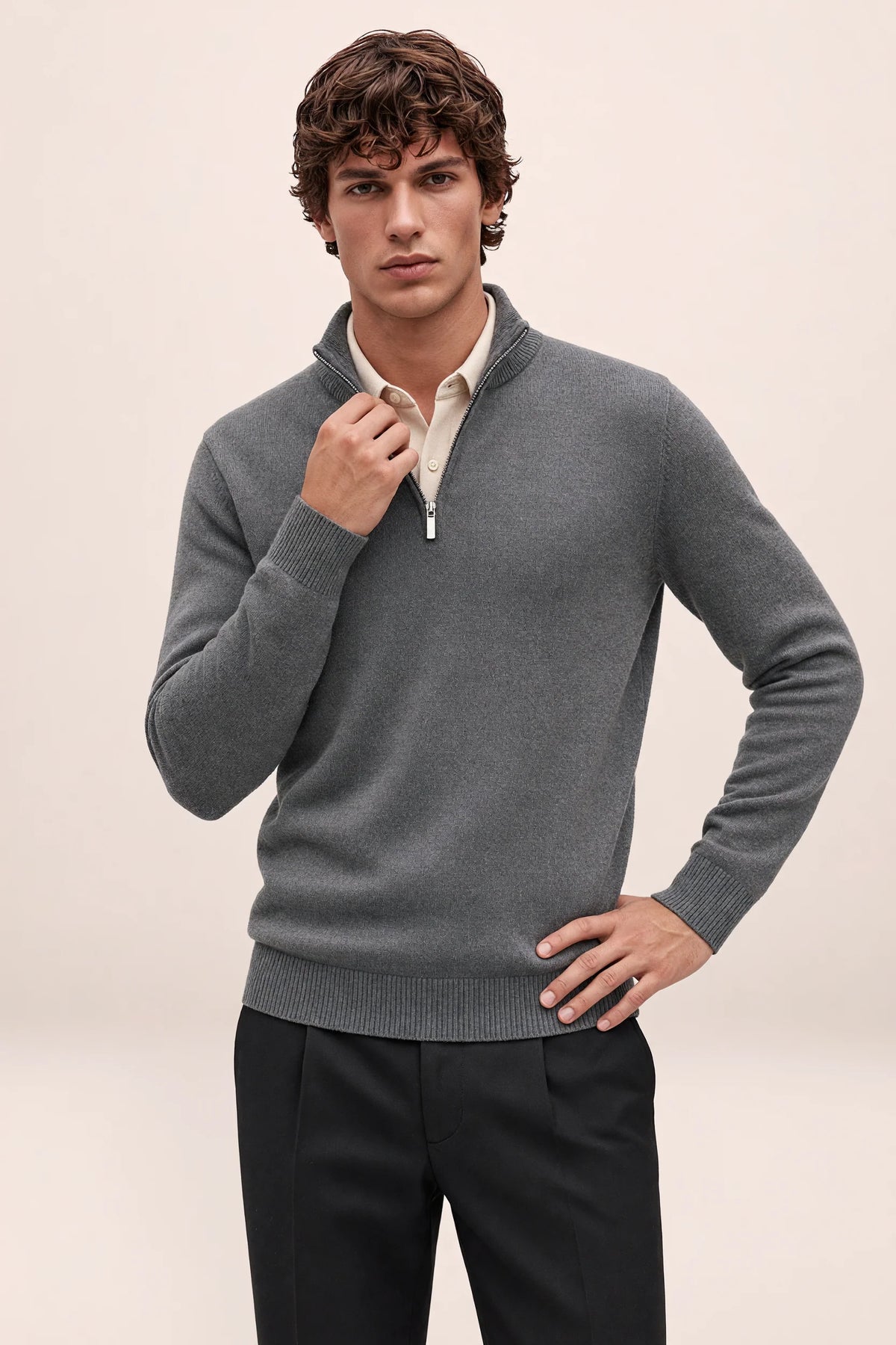 Men’s Quarter Zip Sweater