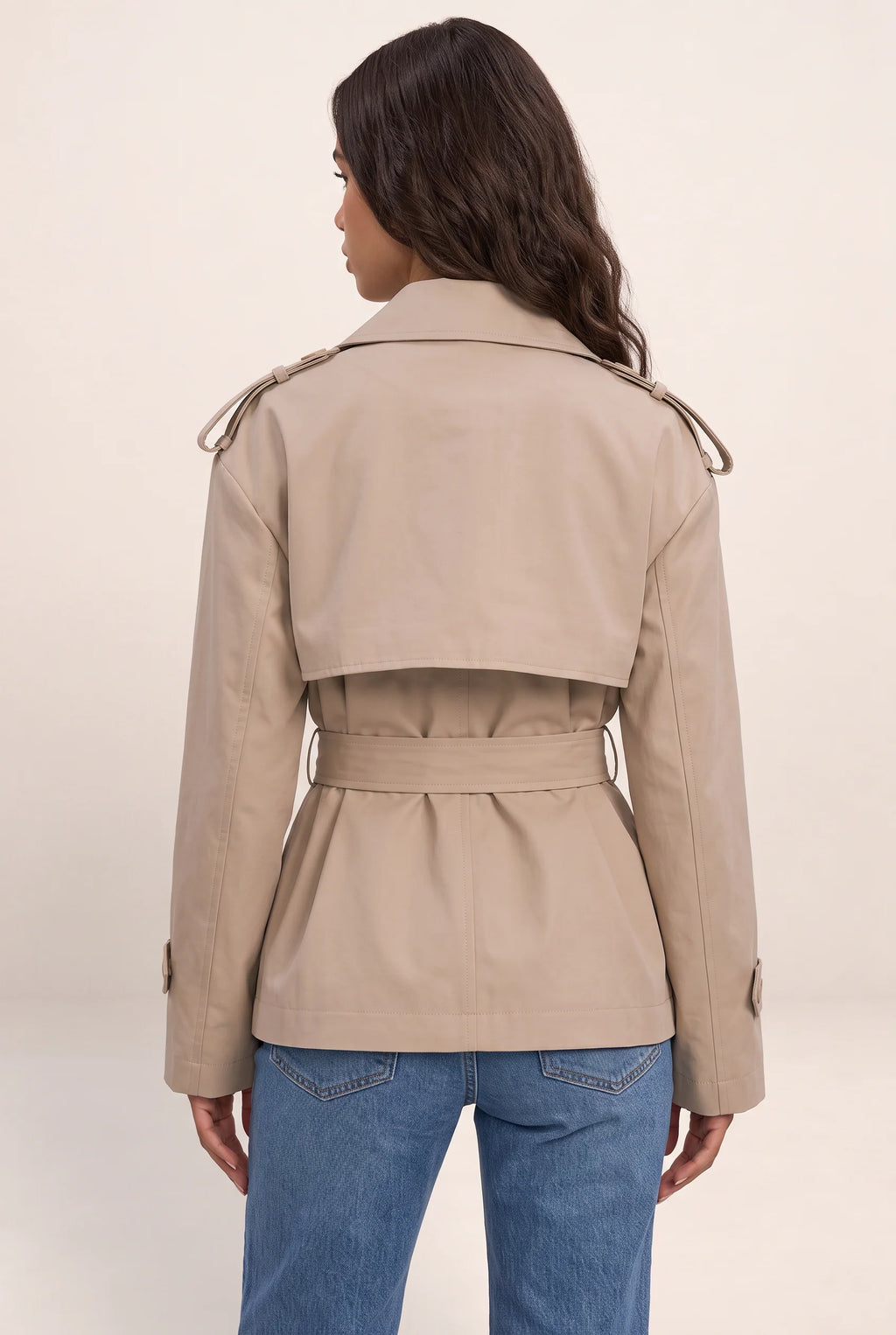 Women's Belted Trench Coat | Classic Longline Outerwear