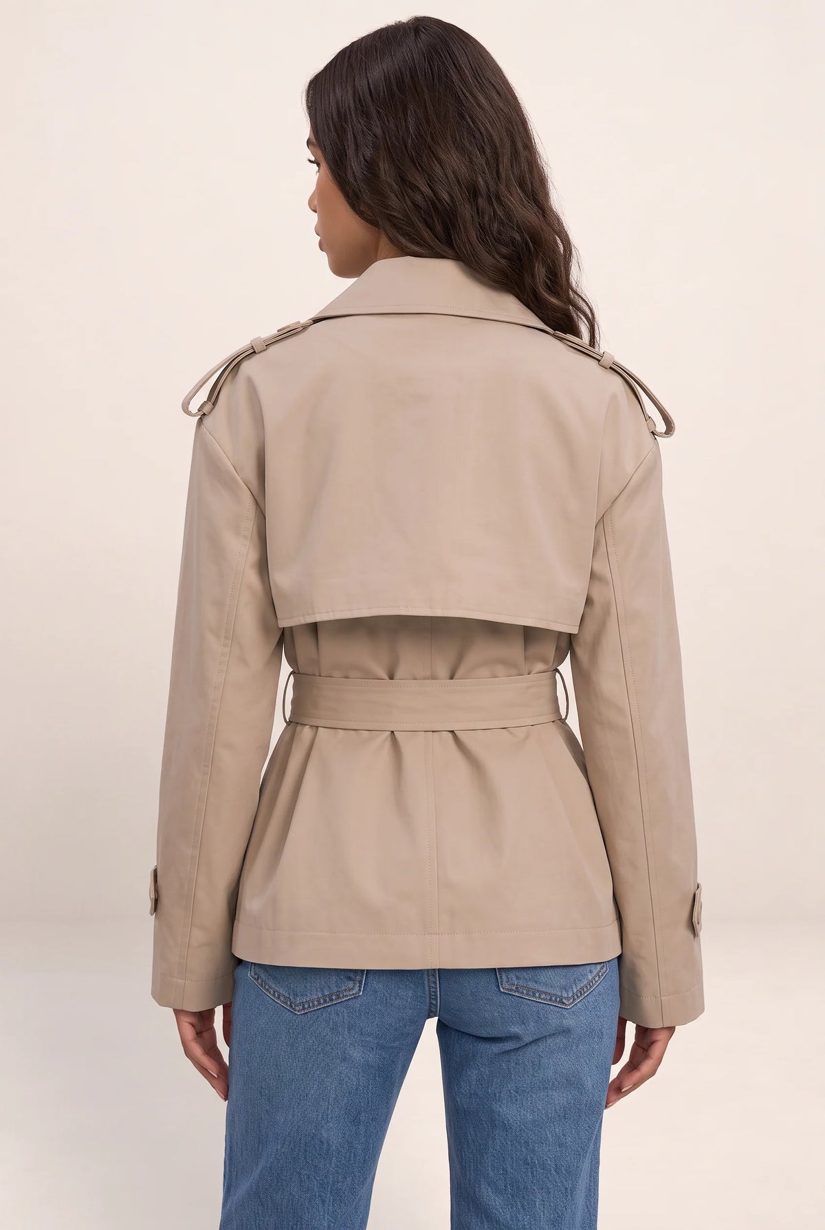 Women's Belted Trench Coat | Classic Longline Outerwear