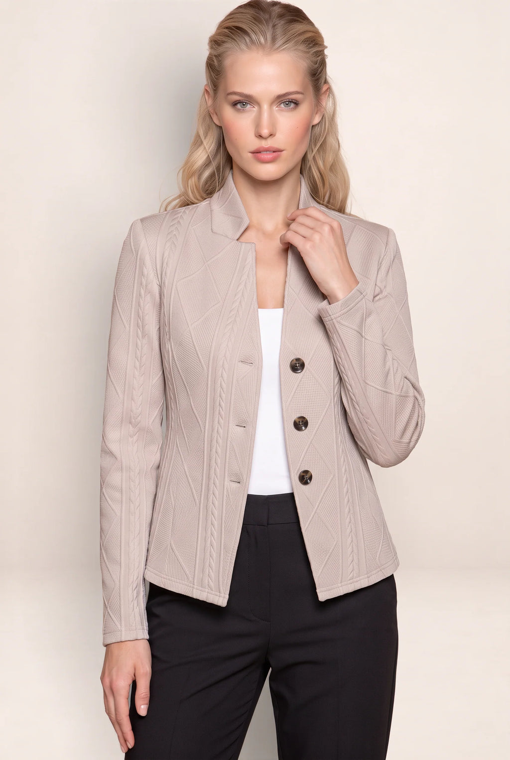 Women's Blazer with Textured Fabric | Tailored Fit for Effortless Style
