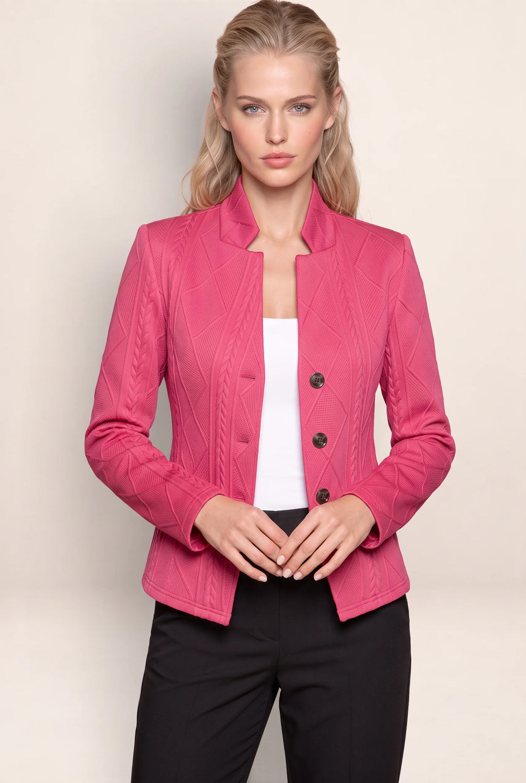 Women's Blazer with Textured Fabric | Tailored Fit for Effortless Style