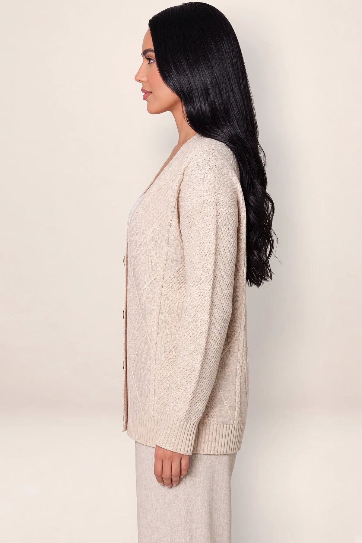 Women's Cardigan Sweater with V-Neck Design | Soft Knit for All-Day Comfort