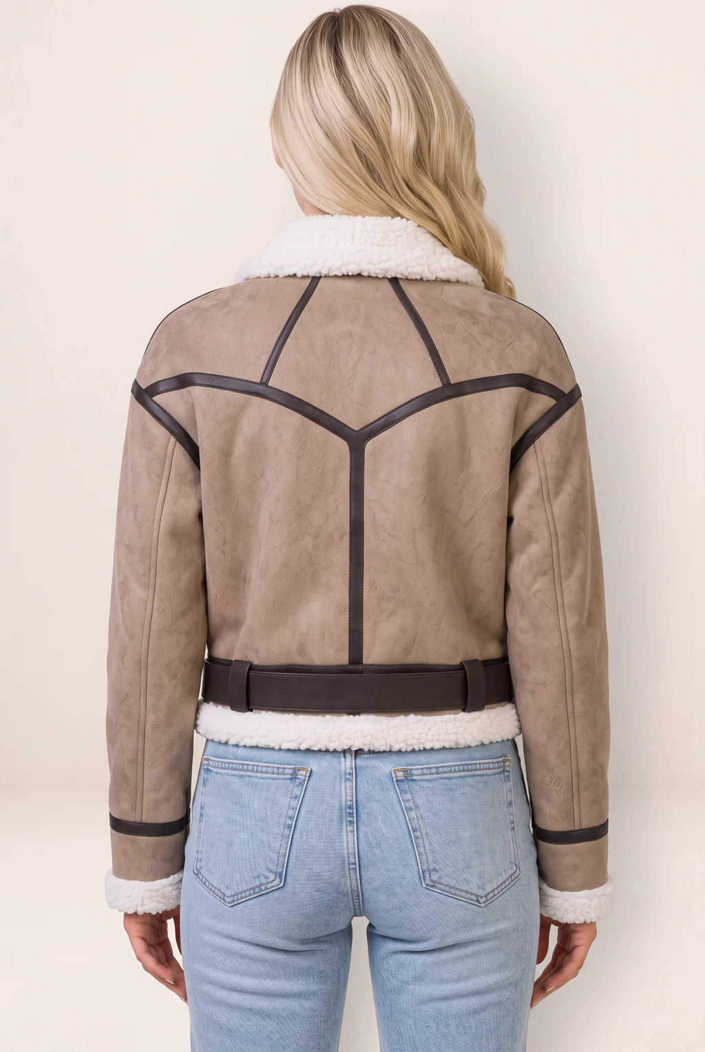 Women's Cropped Aviator Jacket