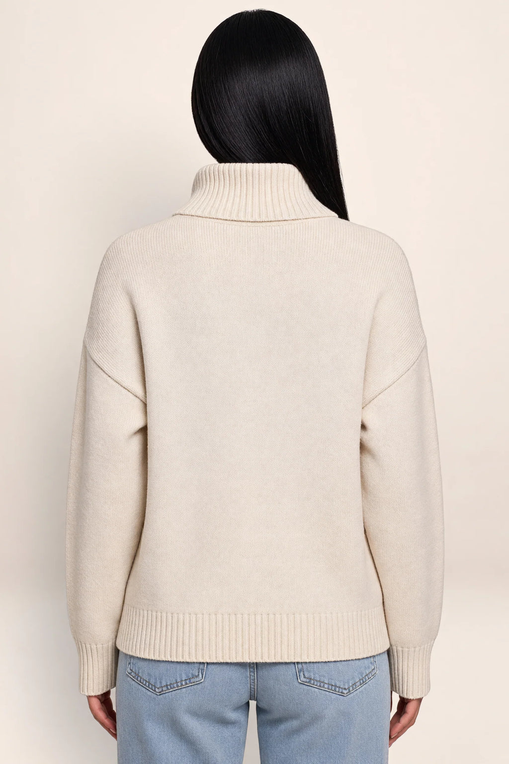 Women's Jumper with Half Zip Funnel Neck | Stylish Comfort for Chilly Days