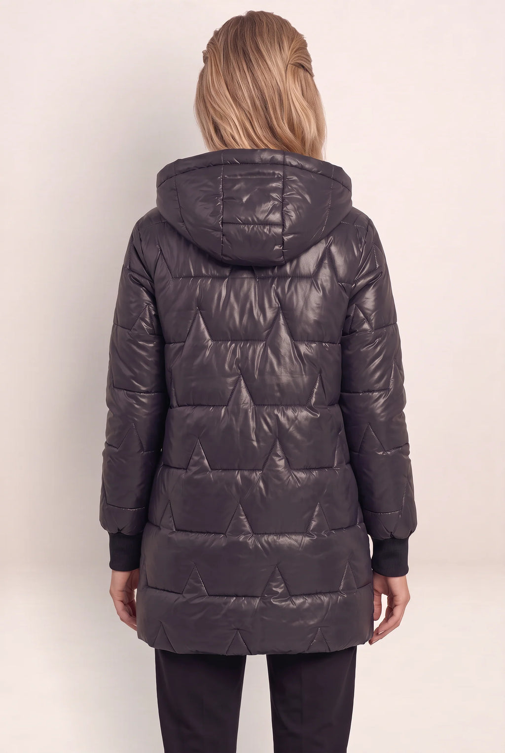 Women's Longline Hooded Puffer Coat for Ultimate Warmth