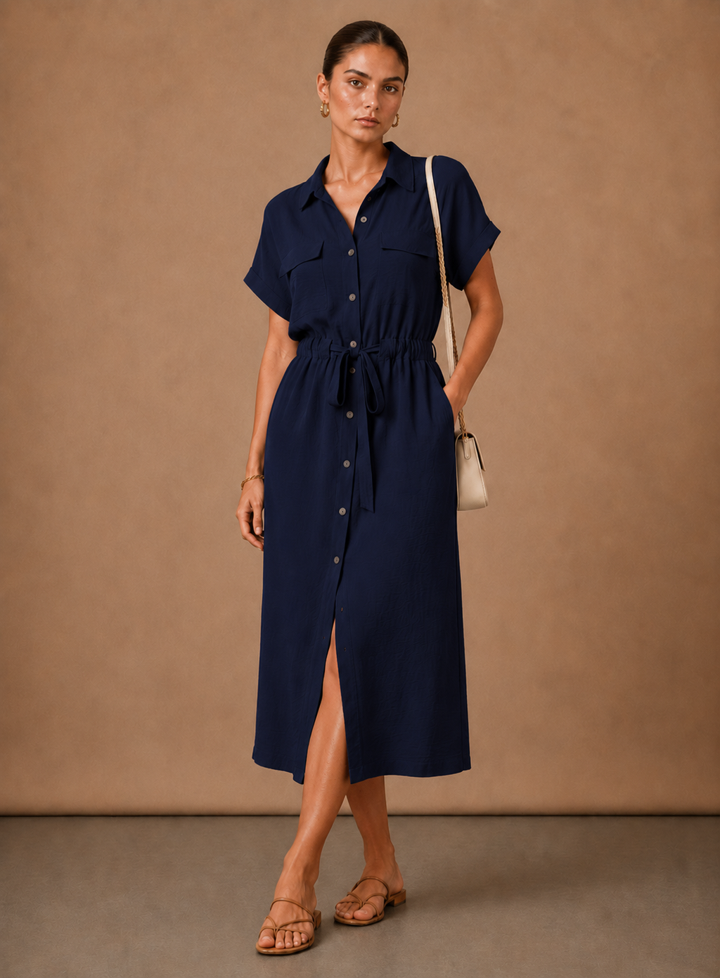 Women's Sleeveless Formal Dress – Elegant Lightweight