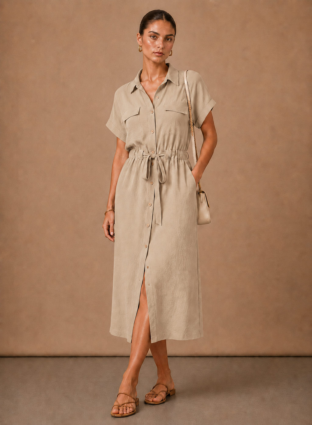 Women's Sleeveless Formal Dress – Elegant Lightweight