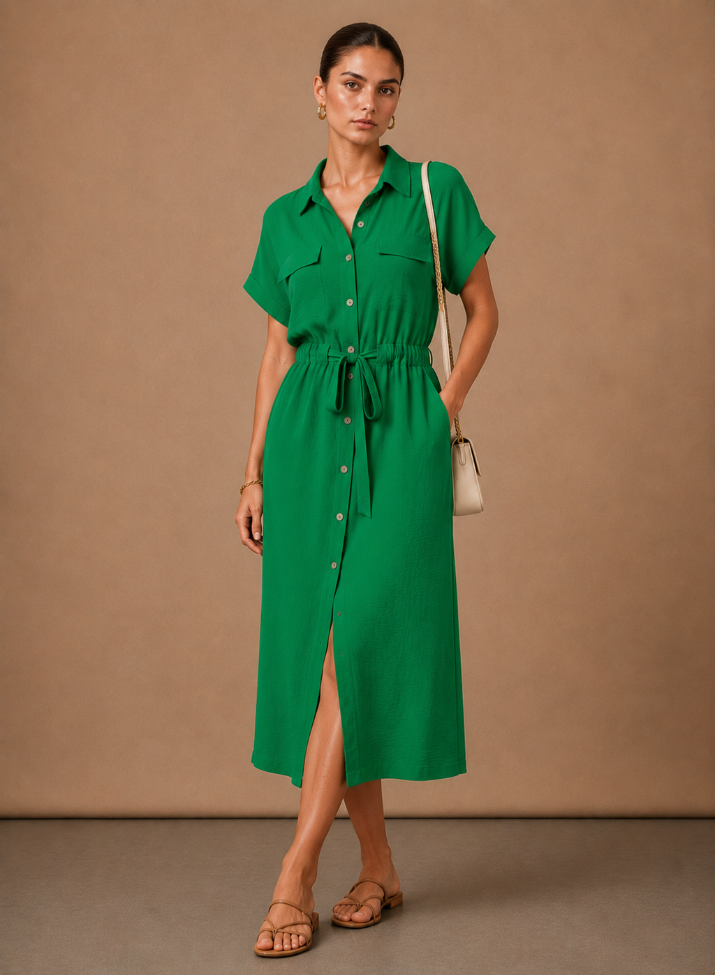 Women's Sleeveless Formal Dress – Elegant Lightweight